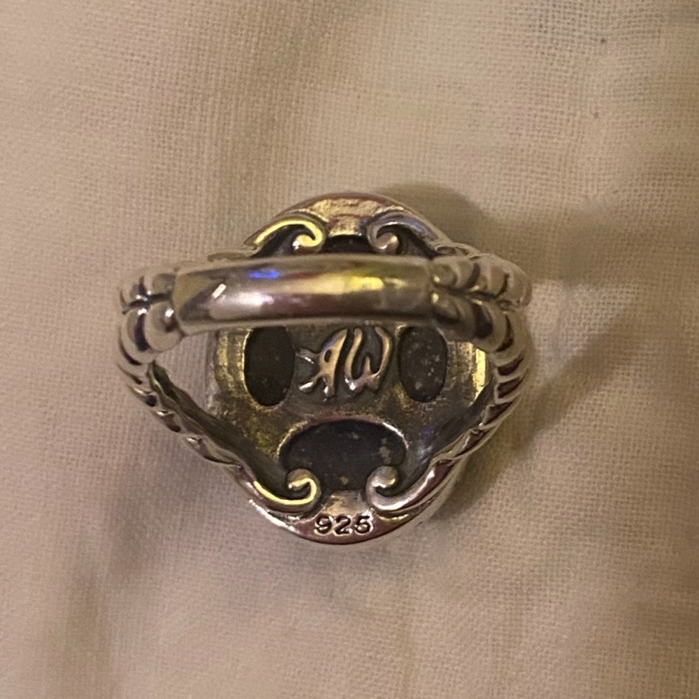 Kohl's Silver Ring with Blue and Turquoise Hummingbird - Picture 9 of 10